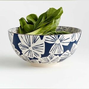 Crate & Barrel Floral Bowl